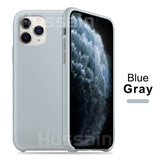 Luxury Original Official Silicone Case For iPhone X Xs Max Xr Silicone Case For iPhone 7 8 6  Plus For Apple Case Logo Cover