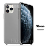 Luxury Original Official Silicone Case For iPhone X Xs Max Xr Silicone Case For iPhone 7 8 6  Plus For Apple Case Logo Cover