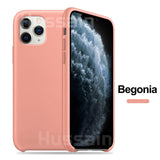 Luxury Original Official Silicone Case For iPhone X Xs Max Xr Silicone Case For iPhone 7 8 6  Plus For Apple Case Logo Cover