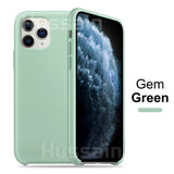 Luxury Original Official Silicone Case For iPhone X Xs Max Xr Silicone Case For iPhone 7 8 6  Plus For Apple Case Logo Cover