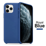 Luxury Original Official Silicone Case For iPhone X Xs Max Xr Silicone Case For iPhone 7 8 6  Plus For Apple Case Logo Cover