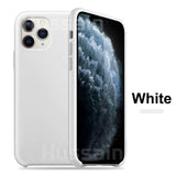 Luxury Original Official Silicone Case For iPhone X Xs Max Xr Silicone Case For iPhone 7 8 6  Plus For Apple Case Logo Cover