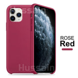 Luxury Original Official Silicone Case For iPhone X Xs Max Xr Silicone Case For iPhone 7 8 6  Plus For Apple Case Logo Cover