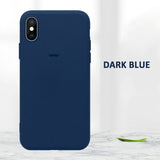 Luxury Original Official Silicone LOGO Case For iPhone 6 6s 7 8 Plus Liquid Case For Apple iPhone 11 X XS Max XR 11pro MAX Case